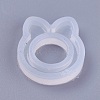 Transparent DIY Ring Silicone Moulds DIY-WH0128-07B-1