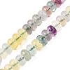 Natural Colorful Fluorite Beads Strands G-T138-75-4