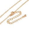 Brass Cable Chains Necklaces NJEW-H032-02G-3