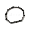 Synthetic Non-Magnetic Hematite Beaded Bracelets BJEW-E084-04-1
