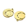Ion Plating(IP) 316L Surgical Stainless Steel Pendants STAS-D090-06G-2