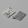 Tibetan Style Alloy Pendants FIND-CJC0004-13AS-1