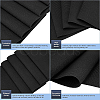 BENECREAT 4m 4 Style Black & White Flat Elastic Rubber Band OCOR-BC0001-63-4