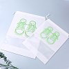 WADORN 10Pcs 2 Sizes Non-Woven Fabric Shoes Storage Drawstring  Bags ABAG-WR0001-01A-5