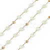 Dyed Natural Jade Round Beaded Chain CHS-C006-01E-1