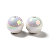 UV Plating Rainbow Iridescent Acrylic Beads X-PACR-D070-01F-2