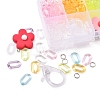 DIY Candy Color Flower Pendant Necklace Making Kit DIY-YW0005-24-5