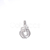 Hollow Brass Bead Cage Pendants FIND-PW0024-27A-1