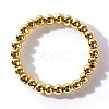 Handmade Unisex Vacation Travel Brass Round Bead Stretch Rings for Women Men ZG4851-1