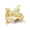 Bird Enamel Pin with Rhinestone JEWB-A004-18G-B-3