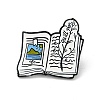 Ocean Knowledge Book Theme Enamel Pins JEWB-R001-04EB-03-1