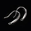 Rhodium Plated 925 Sterling Silver Earring Hooks STER-K168-096P-4