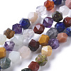 Natural Mixed Gemstone Beads Strands G-F668-10-6mm-1