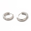 Acrylic Pearl Beaded Hoop Earrings EJEW-K093-10P-2