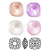 K9 Glass Rhinestone Cabochons RGLA-M016-F02-DE-1