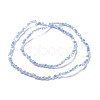 Transparent Electroplate Glass Beads Strands GLAA-E036-06C-3