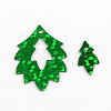 Ornament Accessories Leaf Plastic Paillette Beads PVC-Q033-M-3