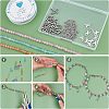 CHGCRAFT DIY Awareness Ribbon Charm Bracelet Making Kit DIY-CA0003-73-5