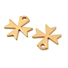 Ion Plating(IP) 304 Stainless Steel Charms STAS-C043-49G-01-2