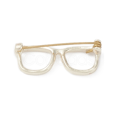 Alloy Eyeglasses Frame Brooch Pin JEWB-M027-03LG-1