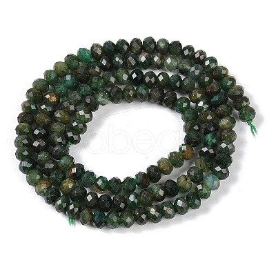 Natural Fuchsite Beads Strands G-G139-B13-01-1