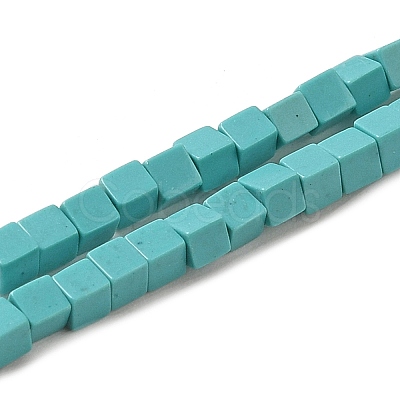 Synthetic Turquoise Beads Strands G-B064-A46-1