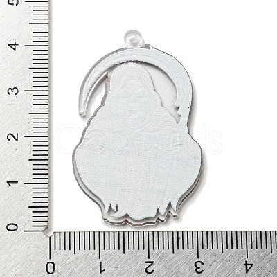 Halloween Theme Printed Acrylic Pendants OACR-P026-B04-1