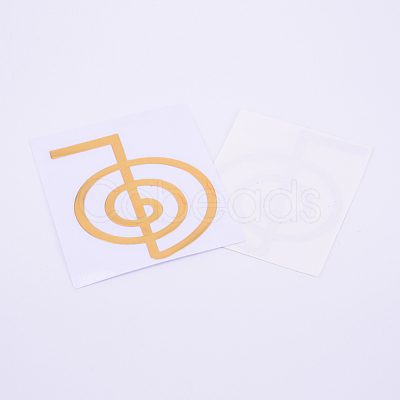 Self Adhesive Brass Stickers DIY-TAC0005-38G-4cm-1