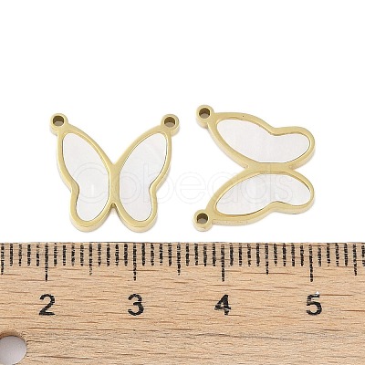 Natural Shell Charms STAS-P366-23B-G-1