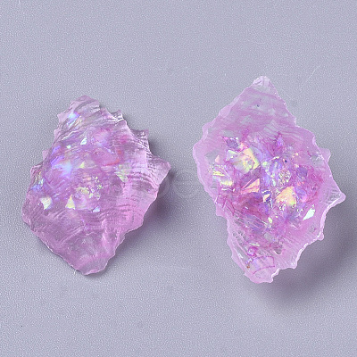 Transparent Epoxy Resin Cabochons CRES-T020-03B-1