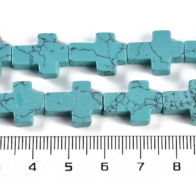 Synthetic Turquoise Beads Strands G-I369-A09-02-1