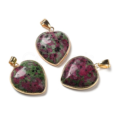 Natural Ruby in Zoisite Pendants G-K335-04G-12-1