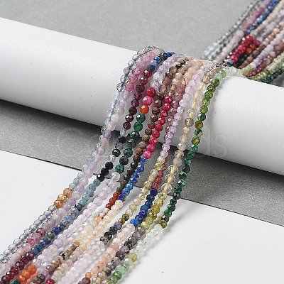 Natural Mixed Gemstone Beads Strands G-D080-A01-03-1