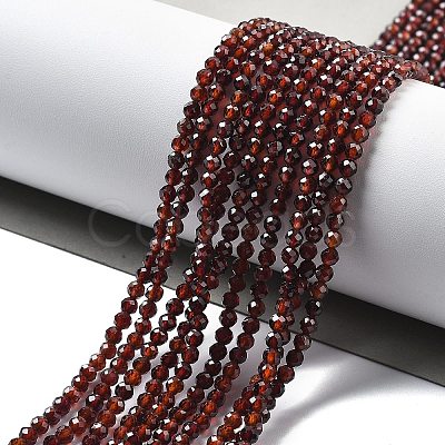 Natural Garnet Beads Strands G-H079-A01-03D-1