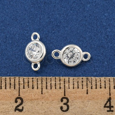 925 Sterling Silver Connector Charms STER-C007-07B-S-1