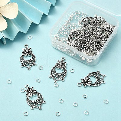 20Pcs Tibetan Style Alloy Chandelier Component Links FIND-YW0003-25-1