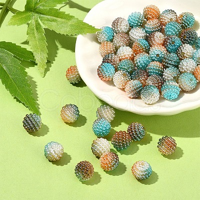 50Pcs Imitation Pearl Acrylic Beads OACR-YW0001-11D-1