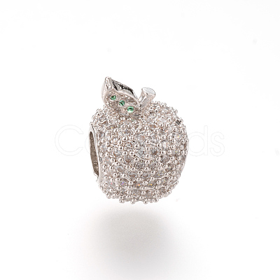 Alloy Rhinestone European Beads OPDL-T001-PD014-1