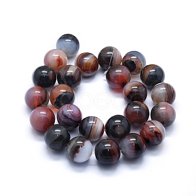 Natural Agate Beads Strands G-I245-40C-1