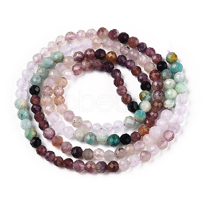 Natural Mixed Gemstone Beads Strands G-D080-A01-02-21-1