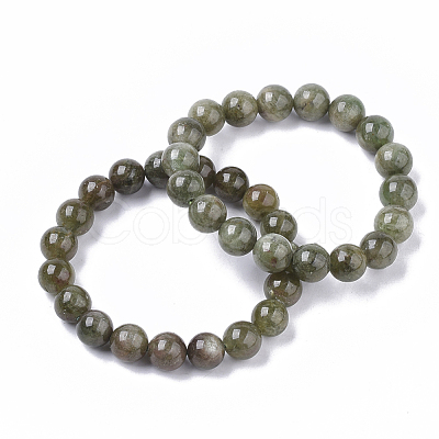 Natural Apatite Stretch Bracelets BJEW-S138-03A-01-1