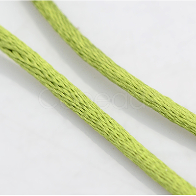 Macrame Rattail Chinese Knot Making Cords Round Nylon Braided String Threads X-NWIR-O001-A-15-1