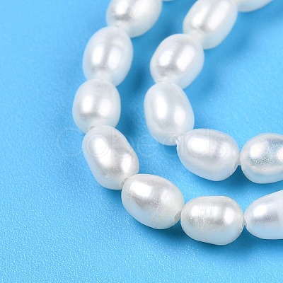 Natural Cultured Freshwater Pearl Beads Strands PEAR-N012-03N-1