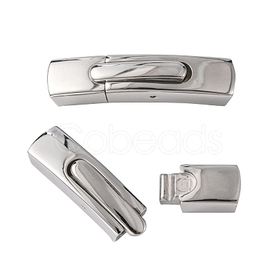 Tarnish Resistant 304 Stainless Steel Bayonet Clasps STAS-P158-01C-P-1