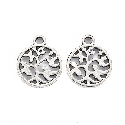 Tibetan Style Alloy Pendants TIBEP-N011-020-1