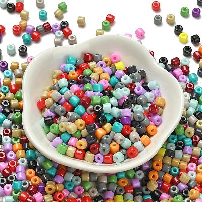 Baking Paint Pearlized Glass Seed Beads SEED-C001-04A-13-1