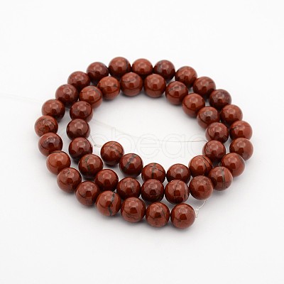 Natural Gemstone Round Bead Strands G-J302-08-12mm-1