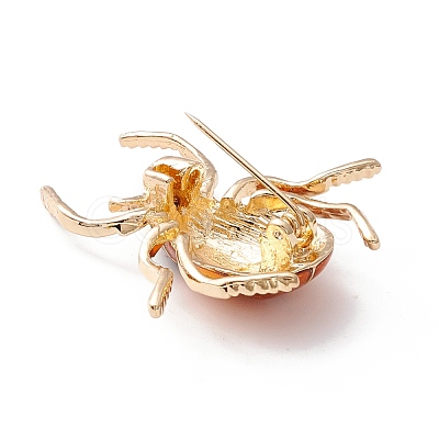 Beetle Enamel Pin JEWB-P012-10G-1