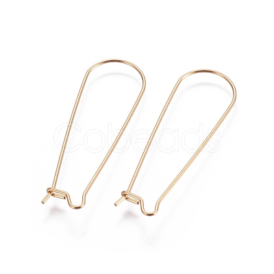 304 Stainless Steel Hoop Earring Finding STAS-E464-05G-1