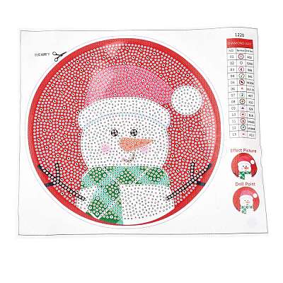 DIY Christmas Theme Diamond Painting Kits For Kids DIY-F073-07-1